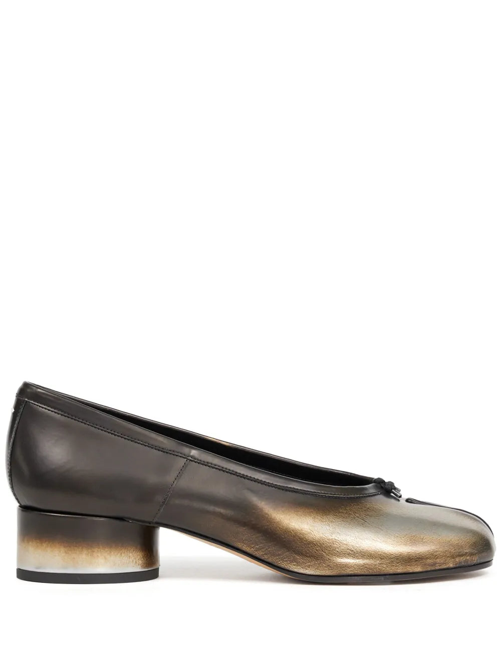 Maison Margiela Tabi 30mm leather ballerina shoes