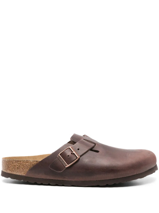 Birkenstock Boston leather slippers