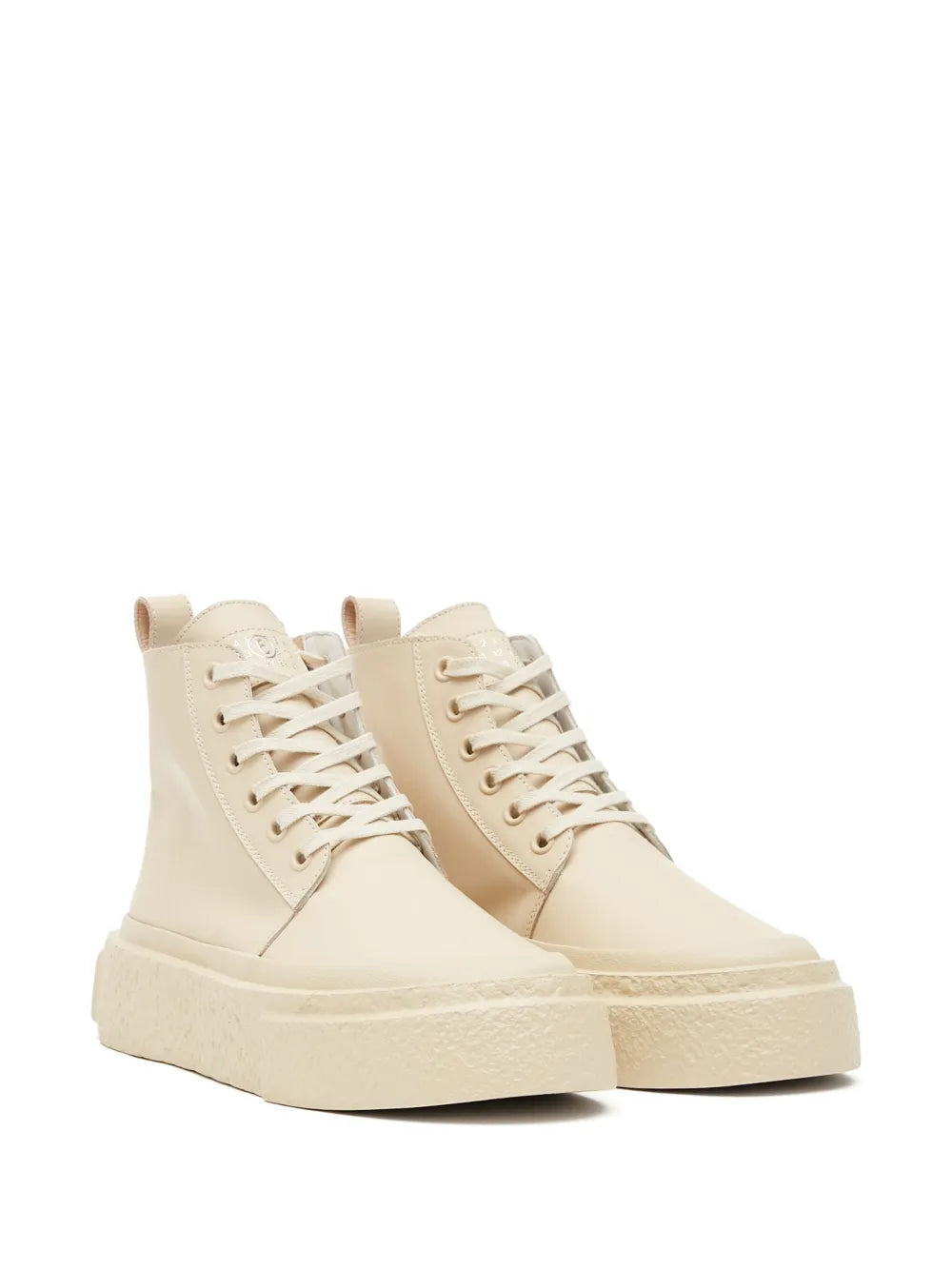 MM6 Maison Margiela lace-up leather sneakers