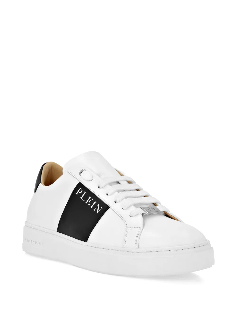 Philipp Plein Lo-Top Leather Sneakers