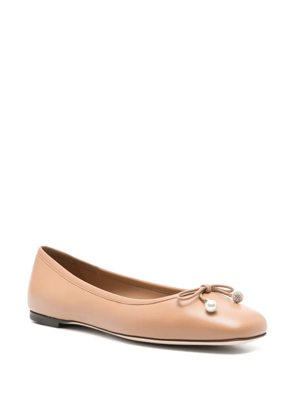 Jimmy Choo Elme leather ballerina shoes