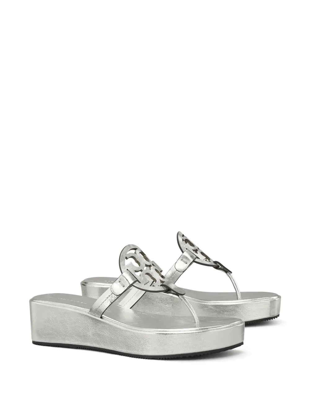 Tory Burch Miller 25mm metallic-effect slides