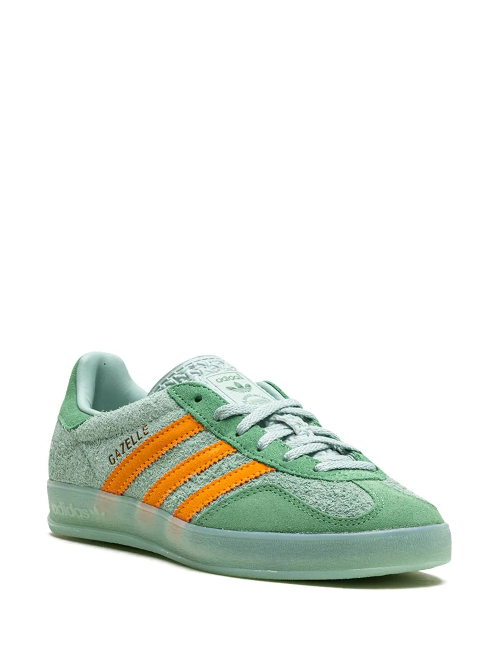 adidas Gazelle Indoor "Hazy Green/Crew Yellow" sneakers