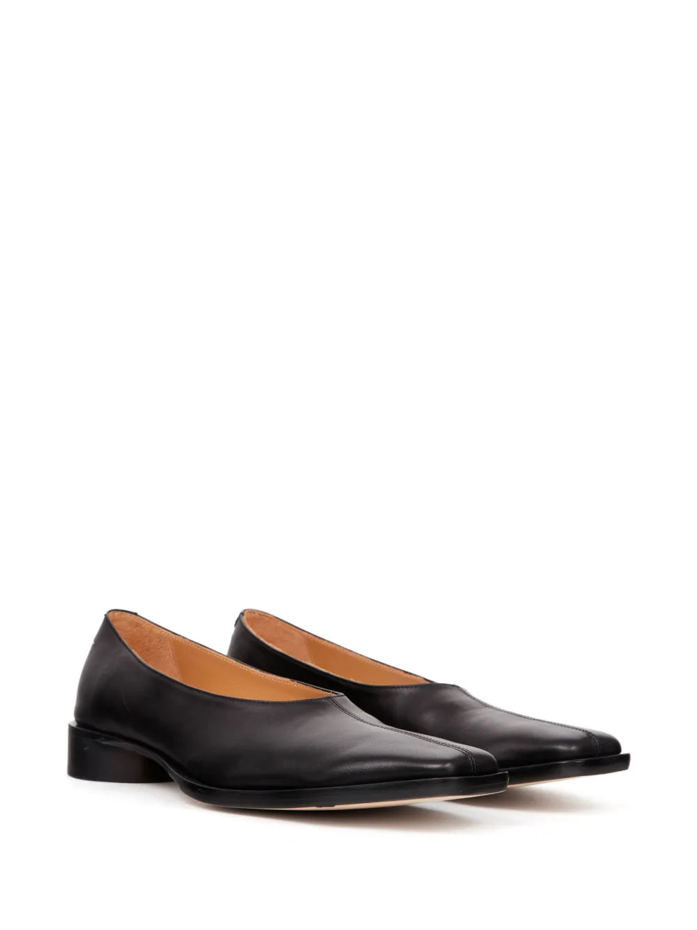 MM6 Maison Margiela square-toe ballerina shoes