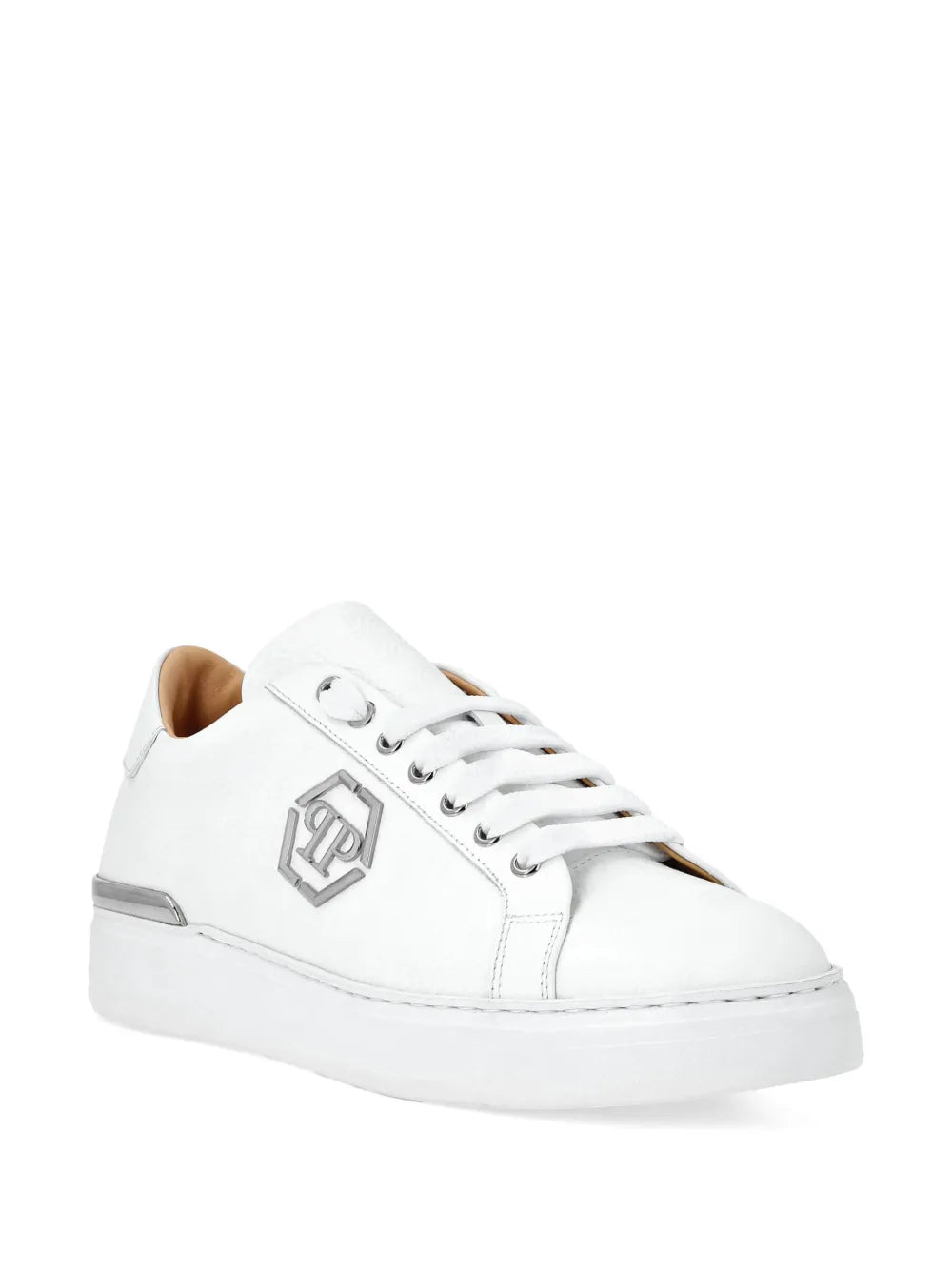 Philipp Plein Lo-Top Leather Sneakers