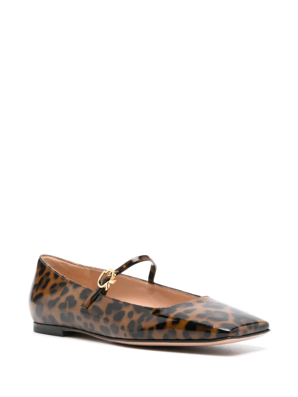 Gianvito Rossi Carla leopard-print ballerinas 