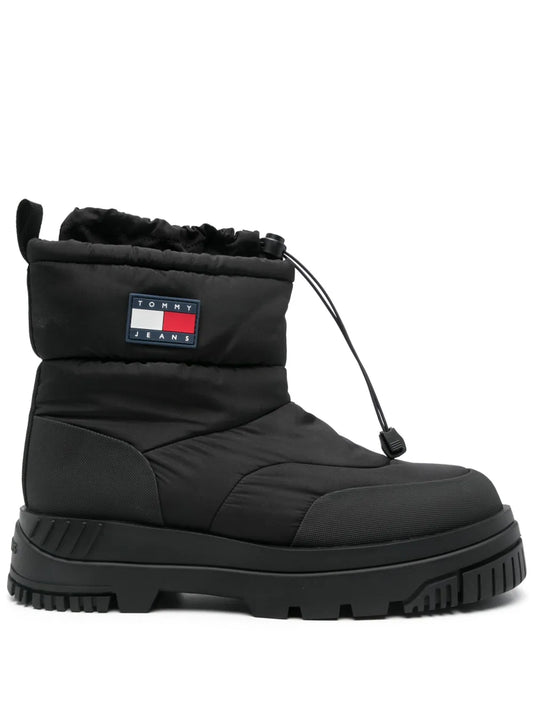 Tommy Jeans logo-patch snow boots