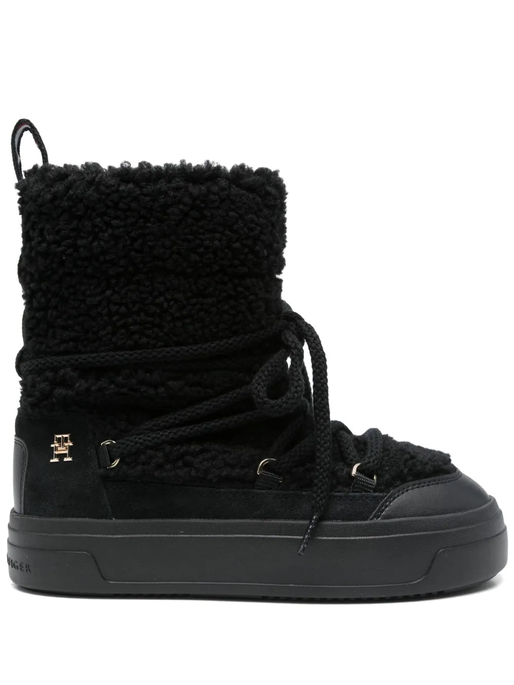 Tommy Hilfiger faux-shearling ankle boots 