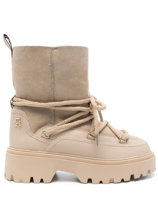 Tommy Hilfiger shearling snow boots