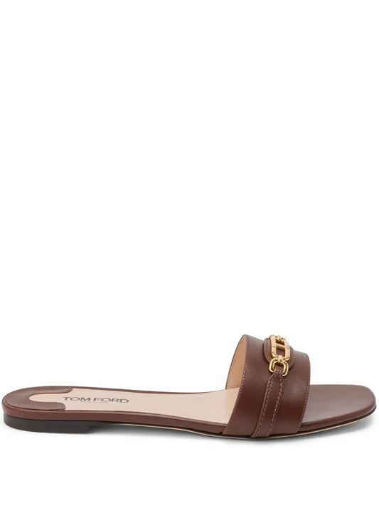TOM FORD Whitney leather slides 