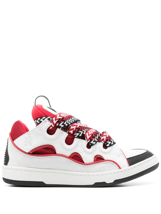 Lanvin Curb panelled-design sneakers