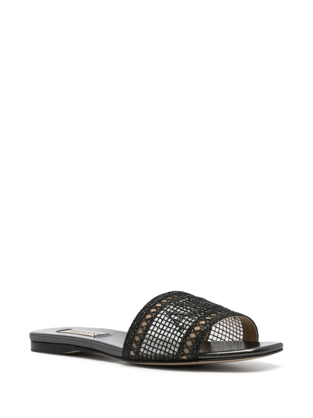 Arteana Roma lurex mesh slides