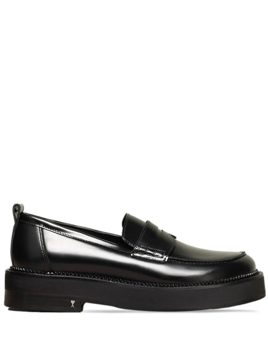 AMI Paris anatomical toe leather loafers