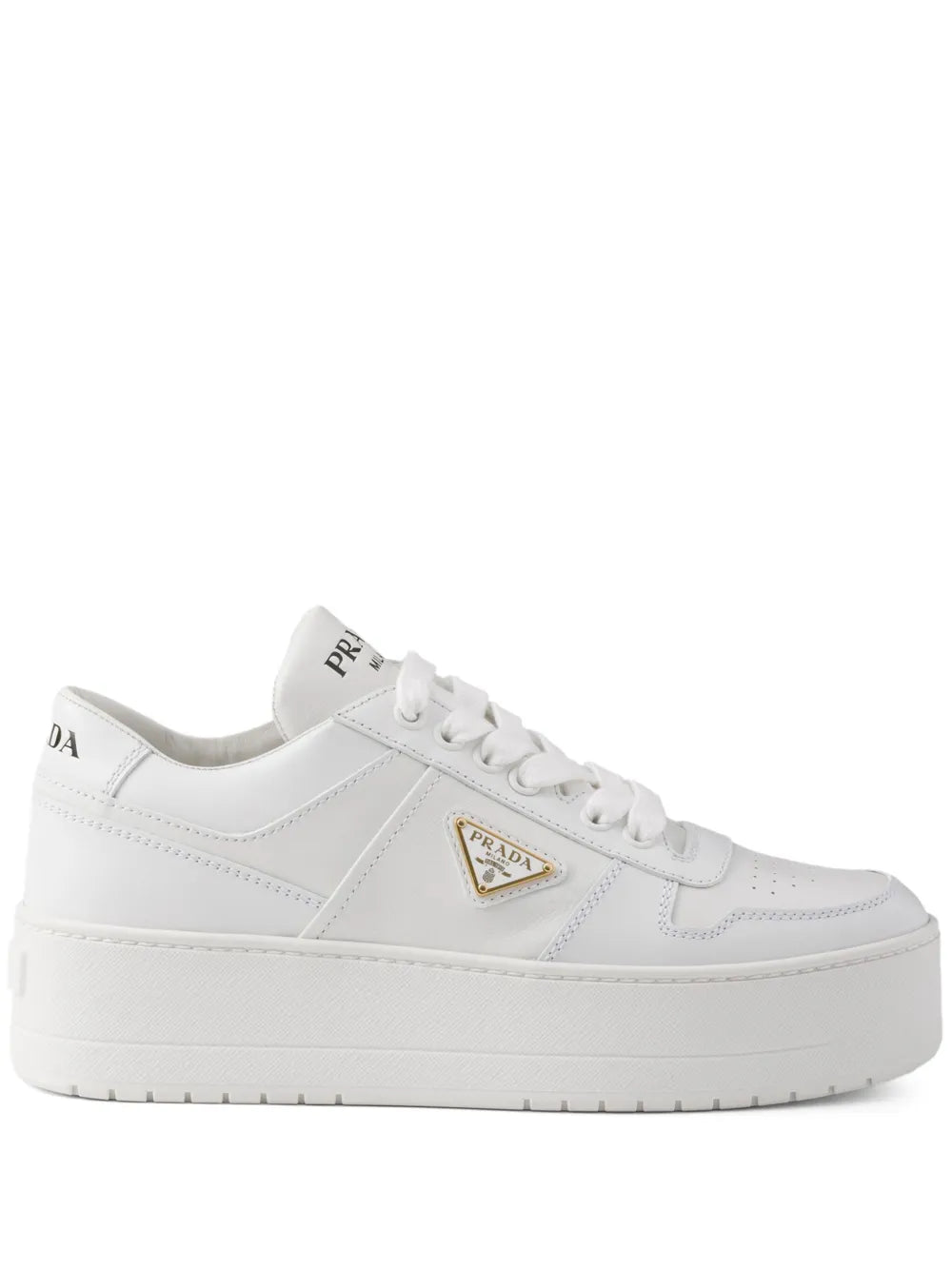 Prada Downtown Bold leather sneakers
