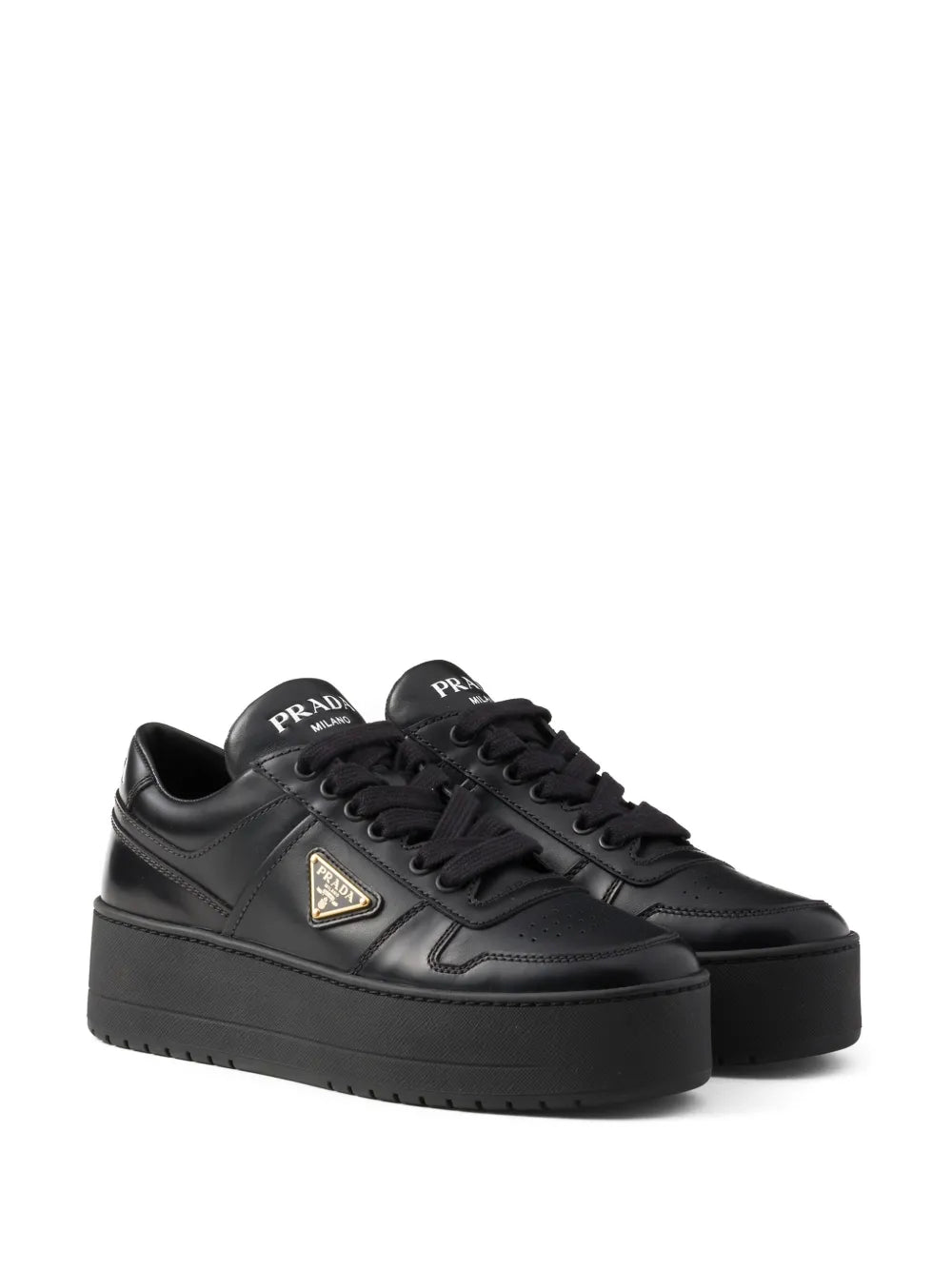 Prada Downtown Bold leather sneakers