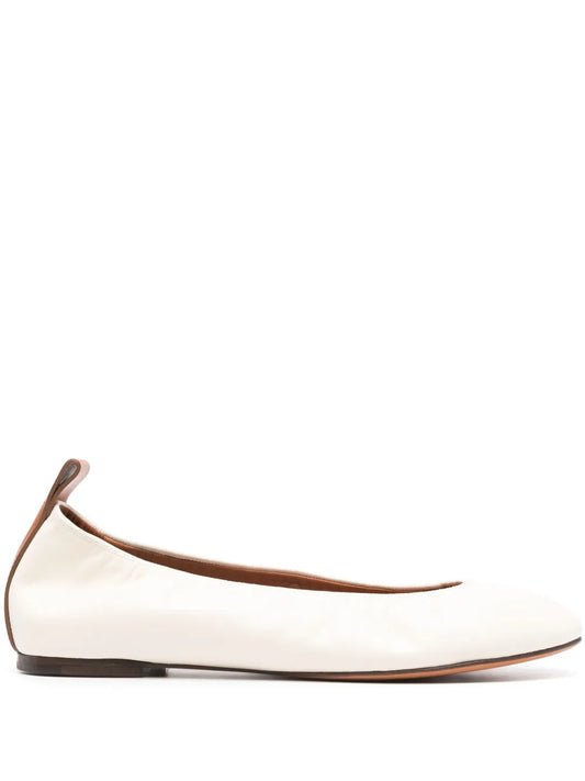 Lanvin smooth-leather ballerina shoes