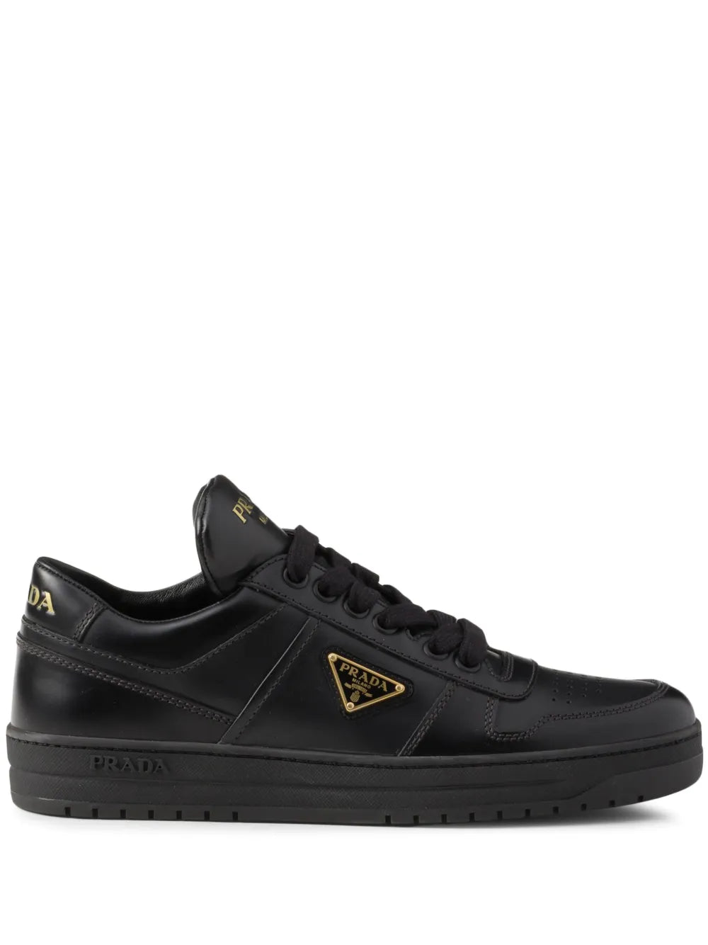 Prada Downtown leather trainers 
