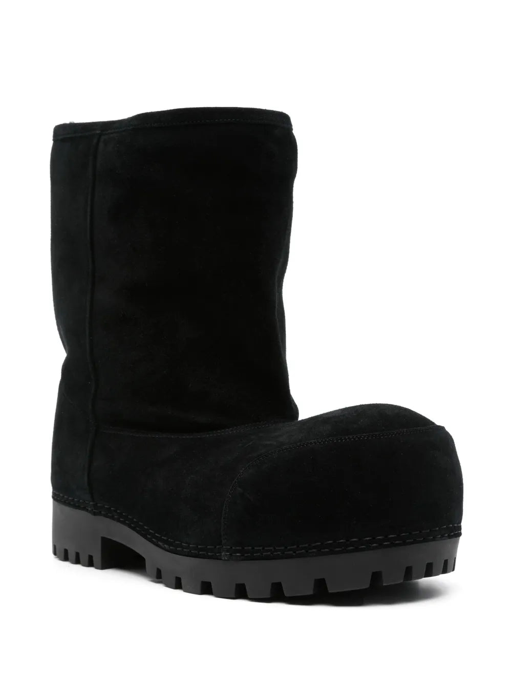 Balenciaga Alaska Fur High boots