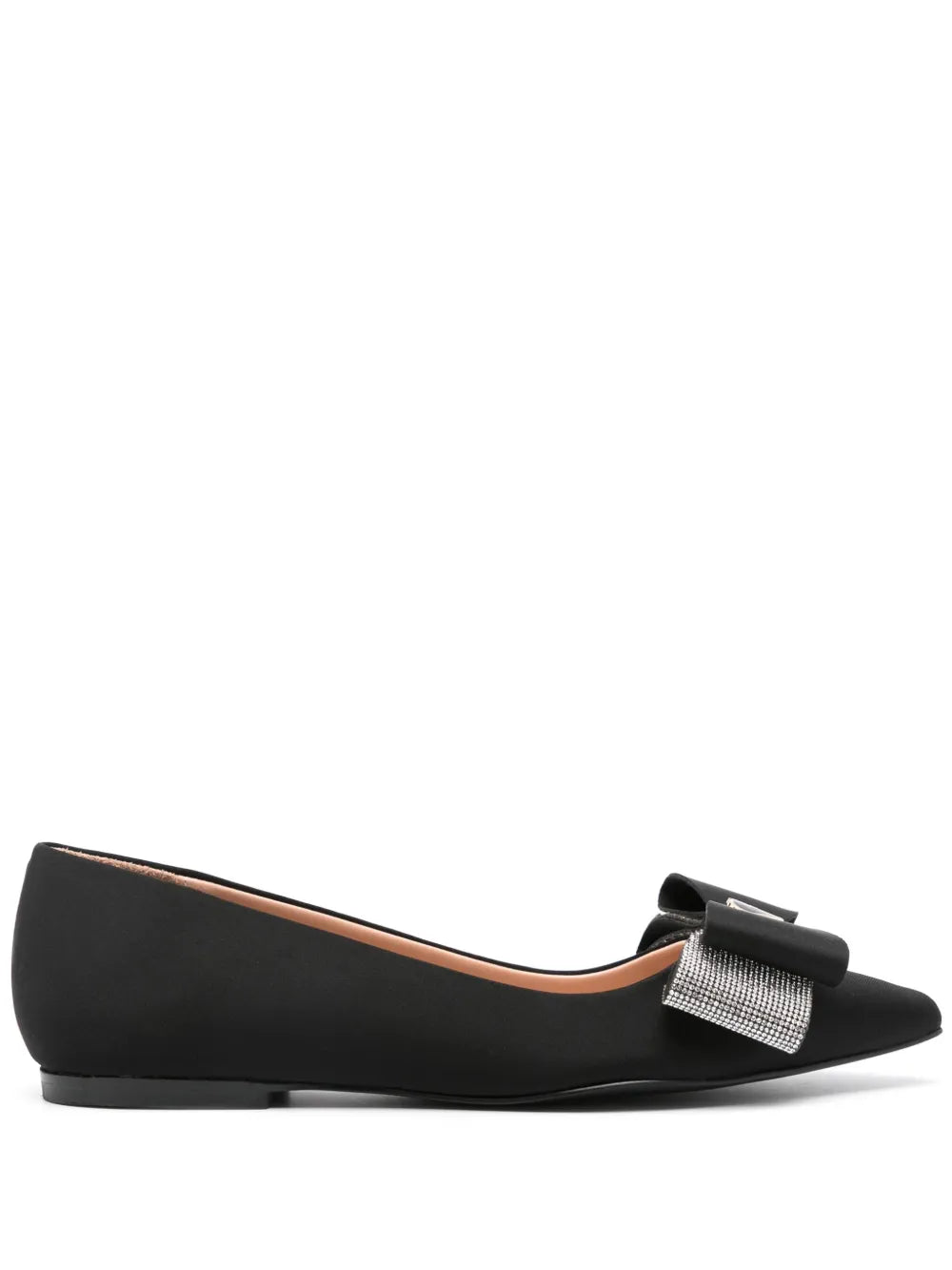 Love Moschino rhinestone ballet flats