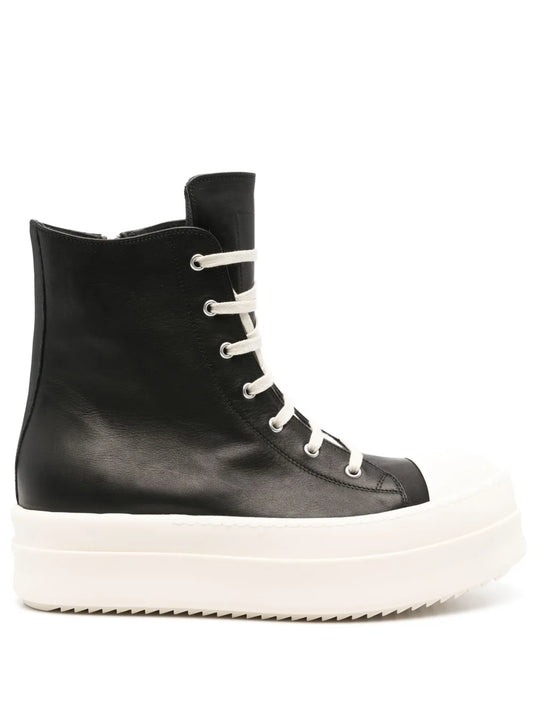 Rick Owens DRKSHDW high-top leather sneakers