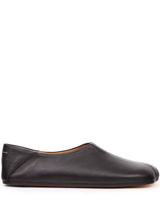 MM6 Maison Margiela square-toe leather babouche shoes