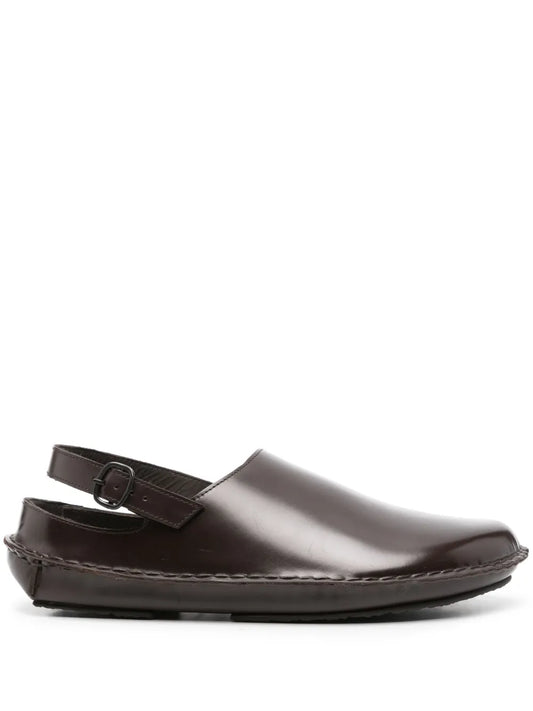 Hereu Cargol whipstitch leather sandals