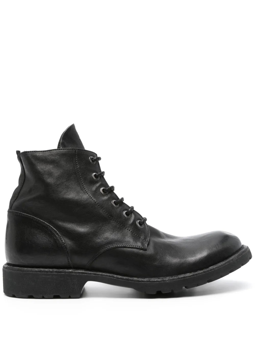 Moma logo-embossed ankle boots