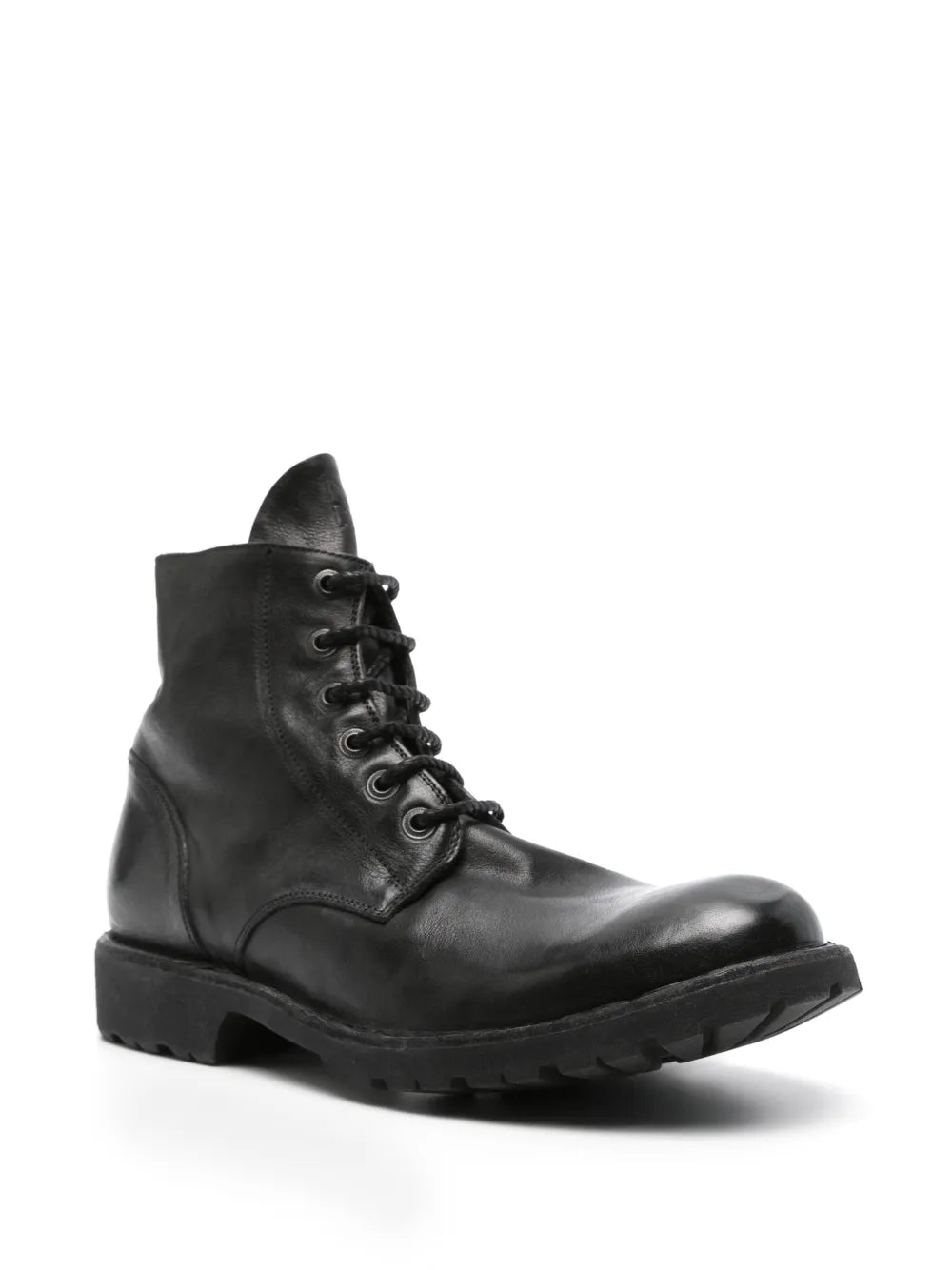 Moma logo-embossed ankle boots