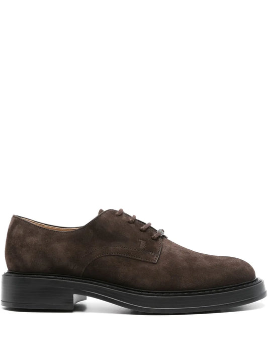 Tod's suede derby shoes
