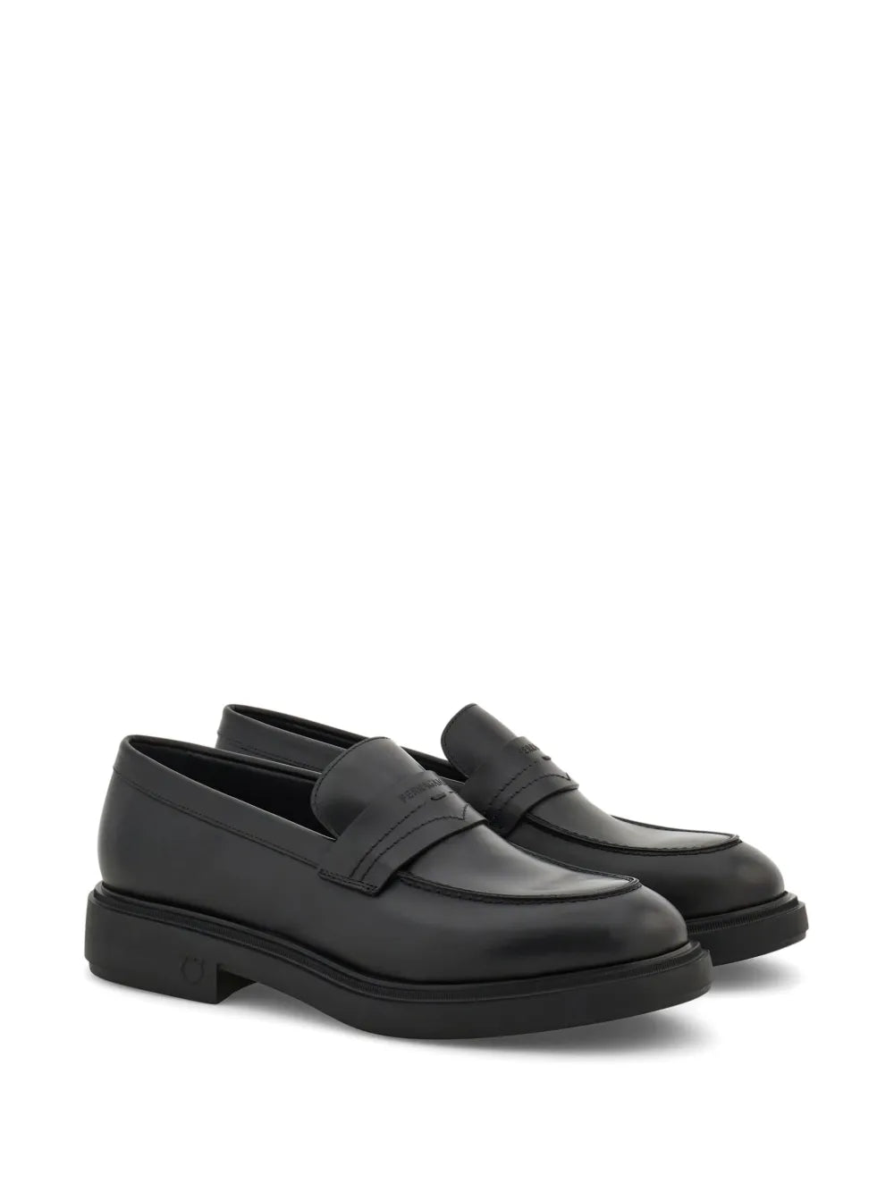 Ferragamo Caligola leather loafers