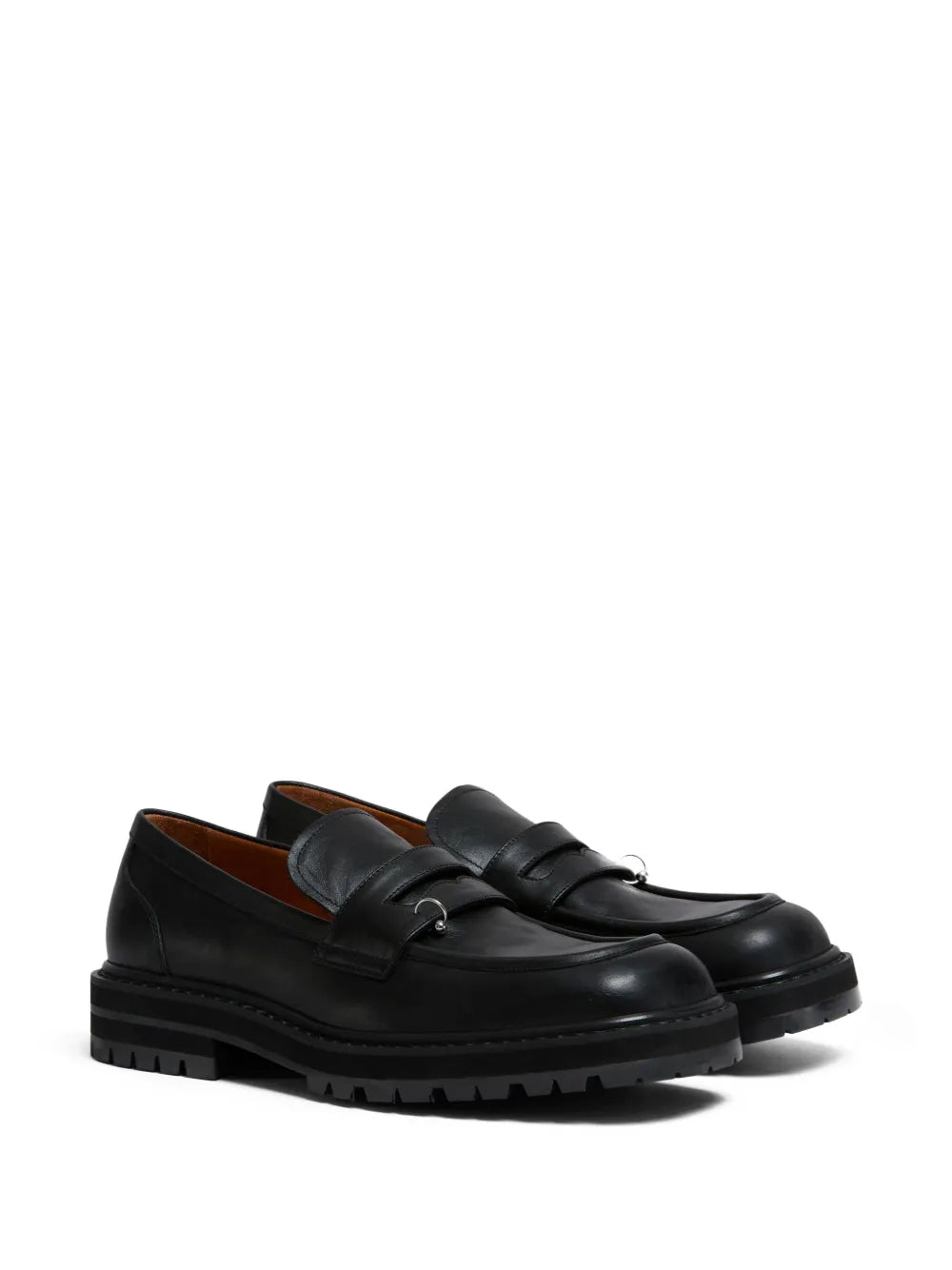 Marni ring embellishment loafers