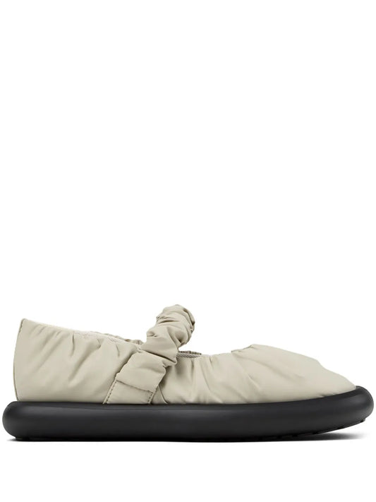 Camper Onda ruched ballerina shoes