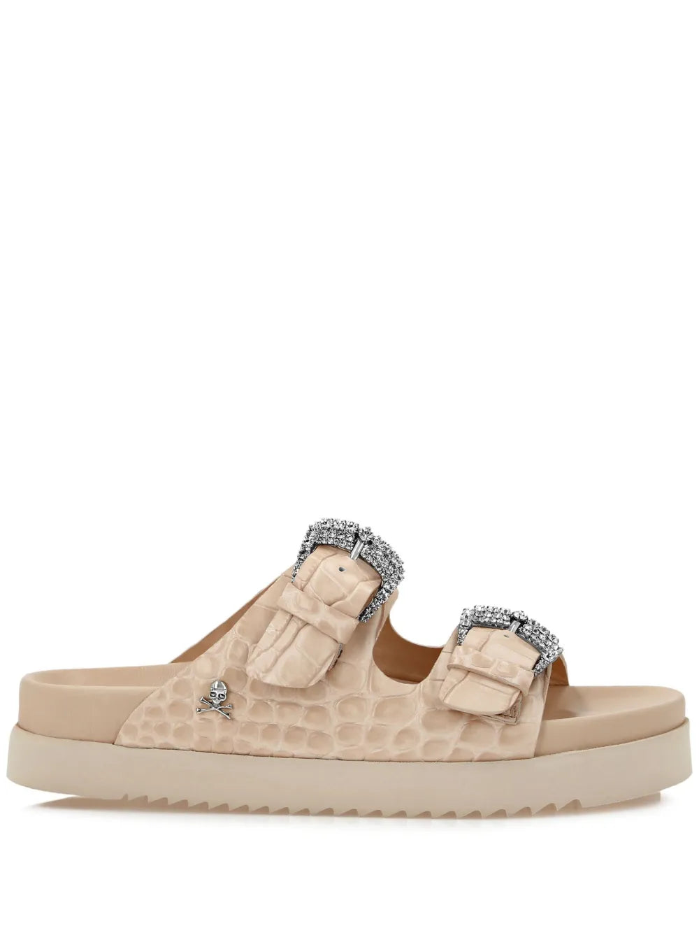 Philipp Plein Croco-printed sandals