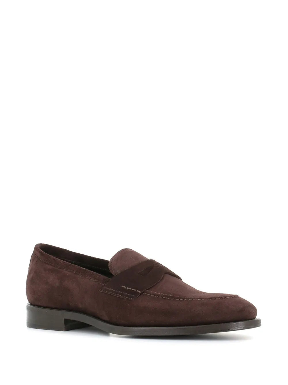 Henderson Baracco penny-slot suede loafers 