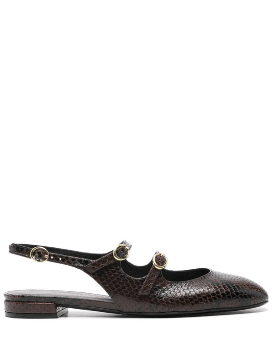 Stuart Weitzman Benni MJ slingback ballerinas
