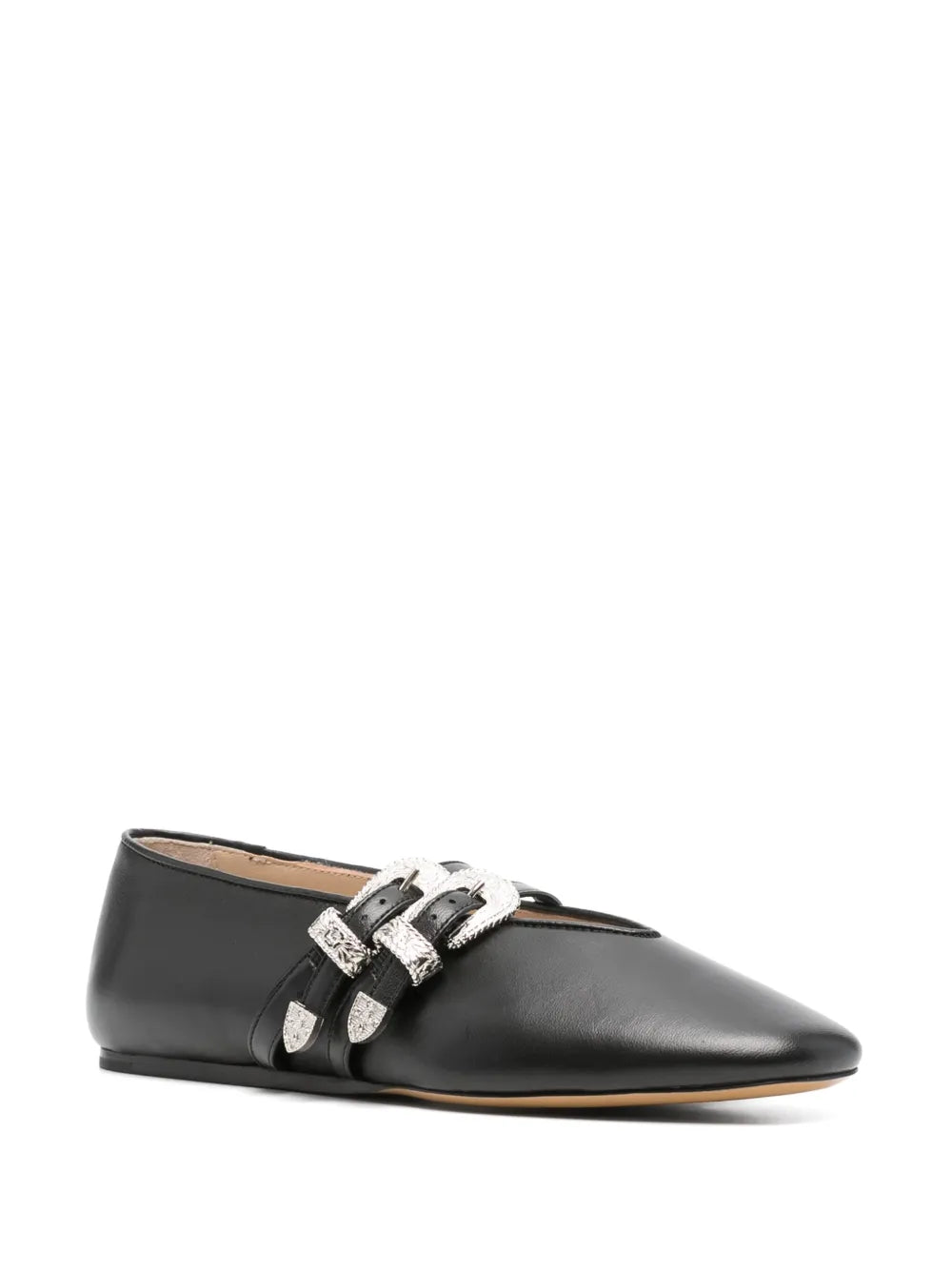 Le Monde Beryl Claudia leather ballet shoes