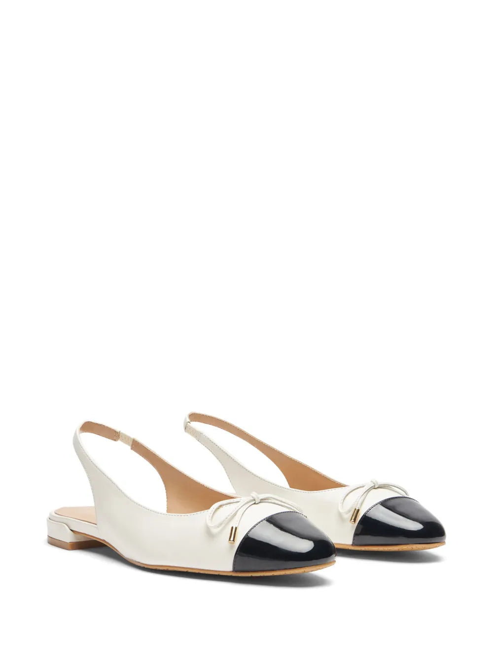 Stuart Weitzman Sleek Bow Slingback ballerina shoes