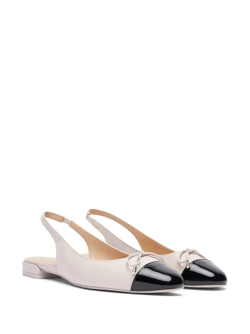 Stuart Weitzman Sleek Bow Slingback ballerina shoes