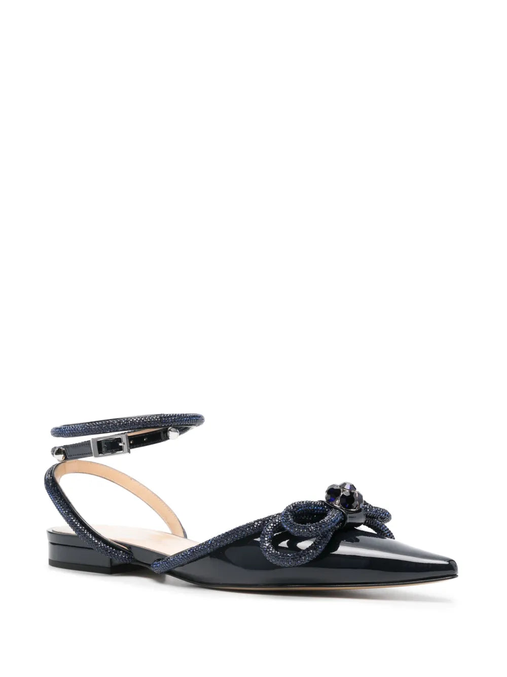 MACH & MACH Double Bow ballerina shoes 