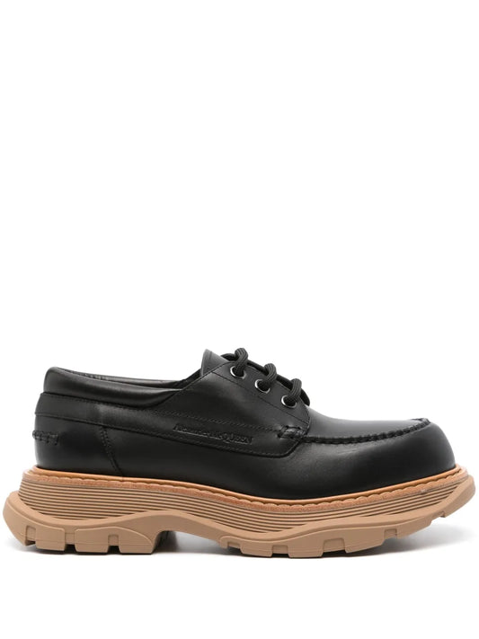 Alexander McQueen logo-debossed Derby shoes