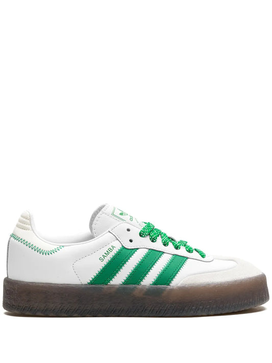 adidas Sambae "Cloud White/Green" sneakers