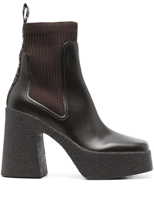 Stella McCartney Skyla 110mm logo-tape boots
