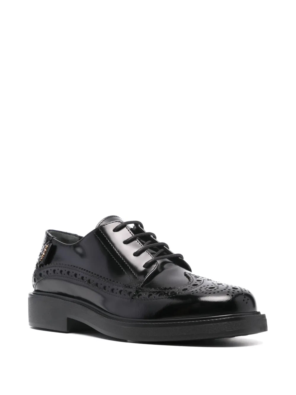 Tod's logo-tag leather brogues