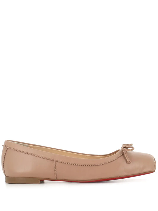 Christian Louboutin Mamadrague leather ballerina shoes