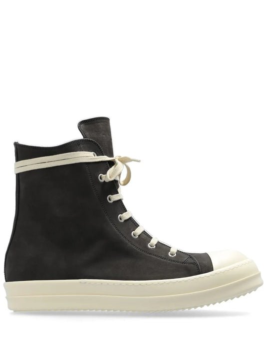 Rick Owens lace-up hi-top trainers 