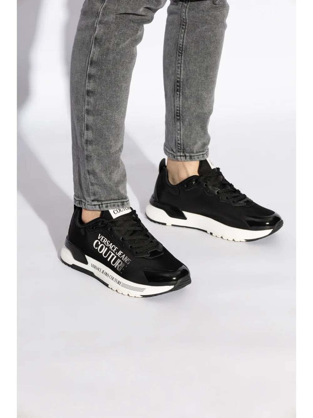 Versace Jeans Couture Dynamic logo-print sneakers