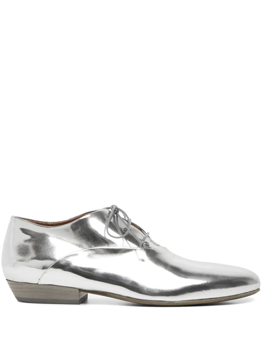 Marsèll metallic leather oxford shoes
