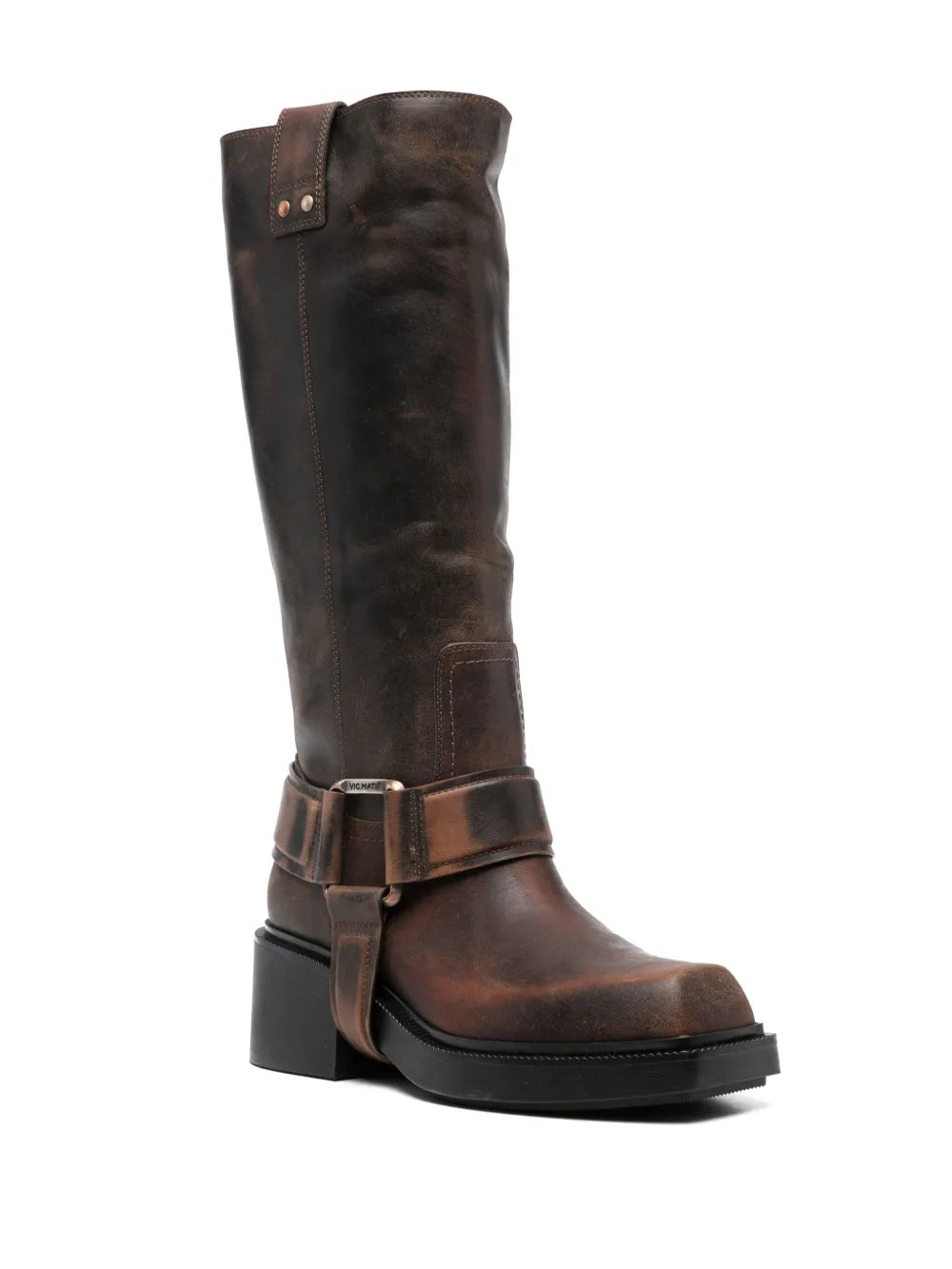 Vic Matie Saddle calf-length boots