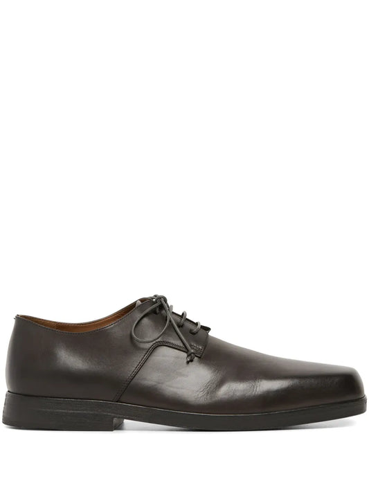 Marsèll square-toe leather derby shoes