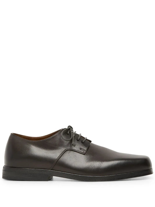 Marsèll square-toe leather oxford shoes